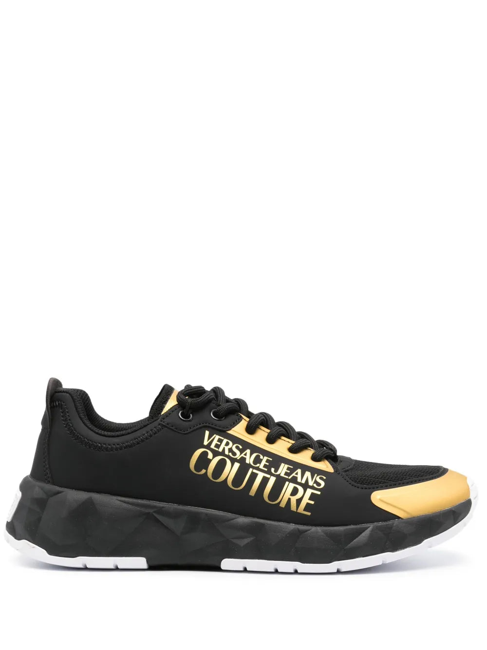 Jeans Couture Logo-Print Low-Top