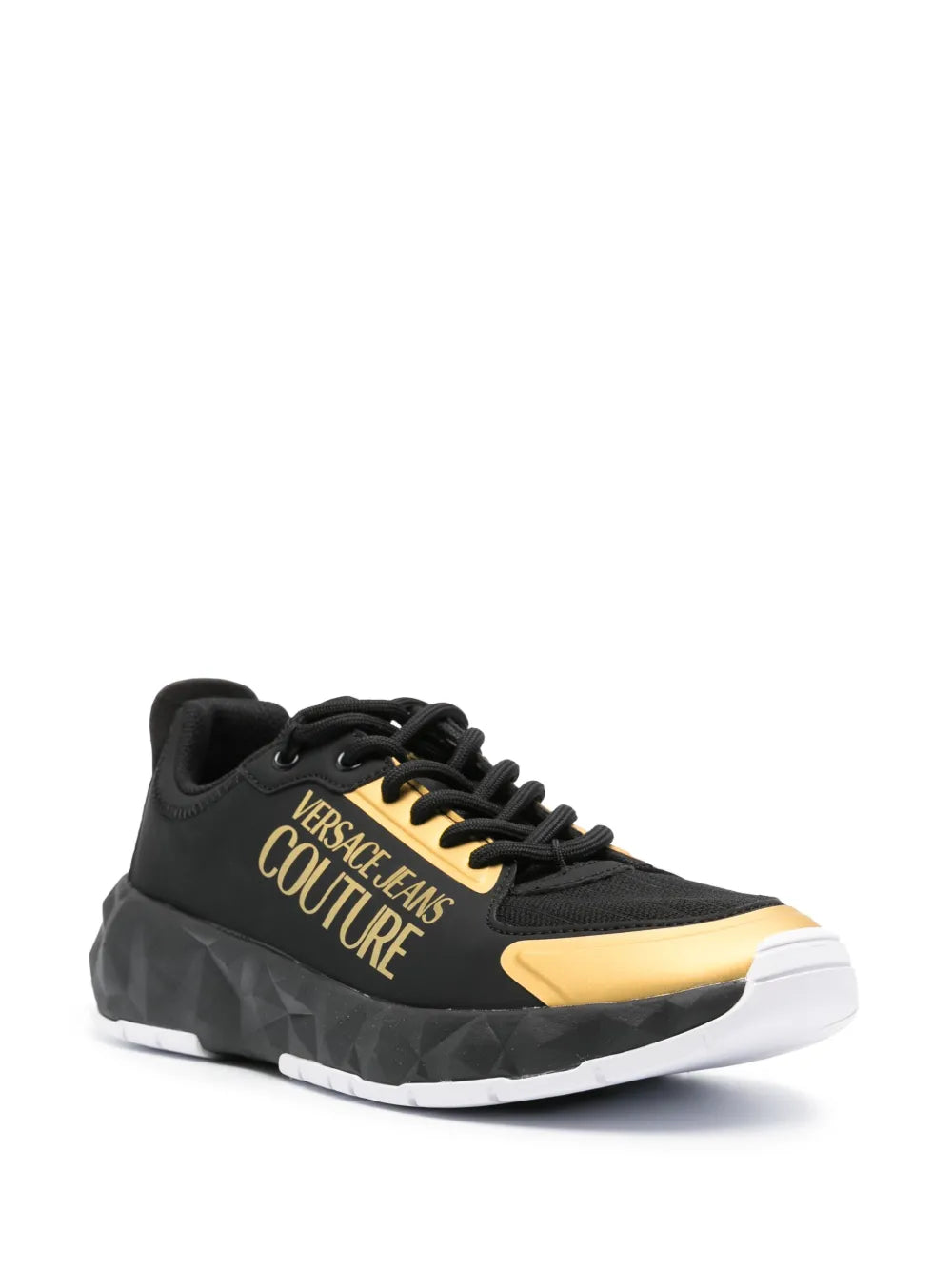 Jeans Couture Logo-Print Low-Top