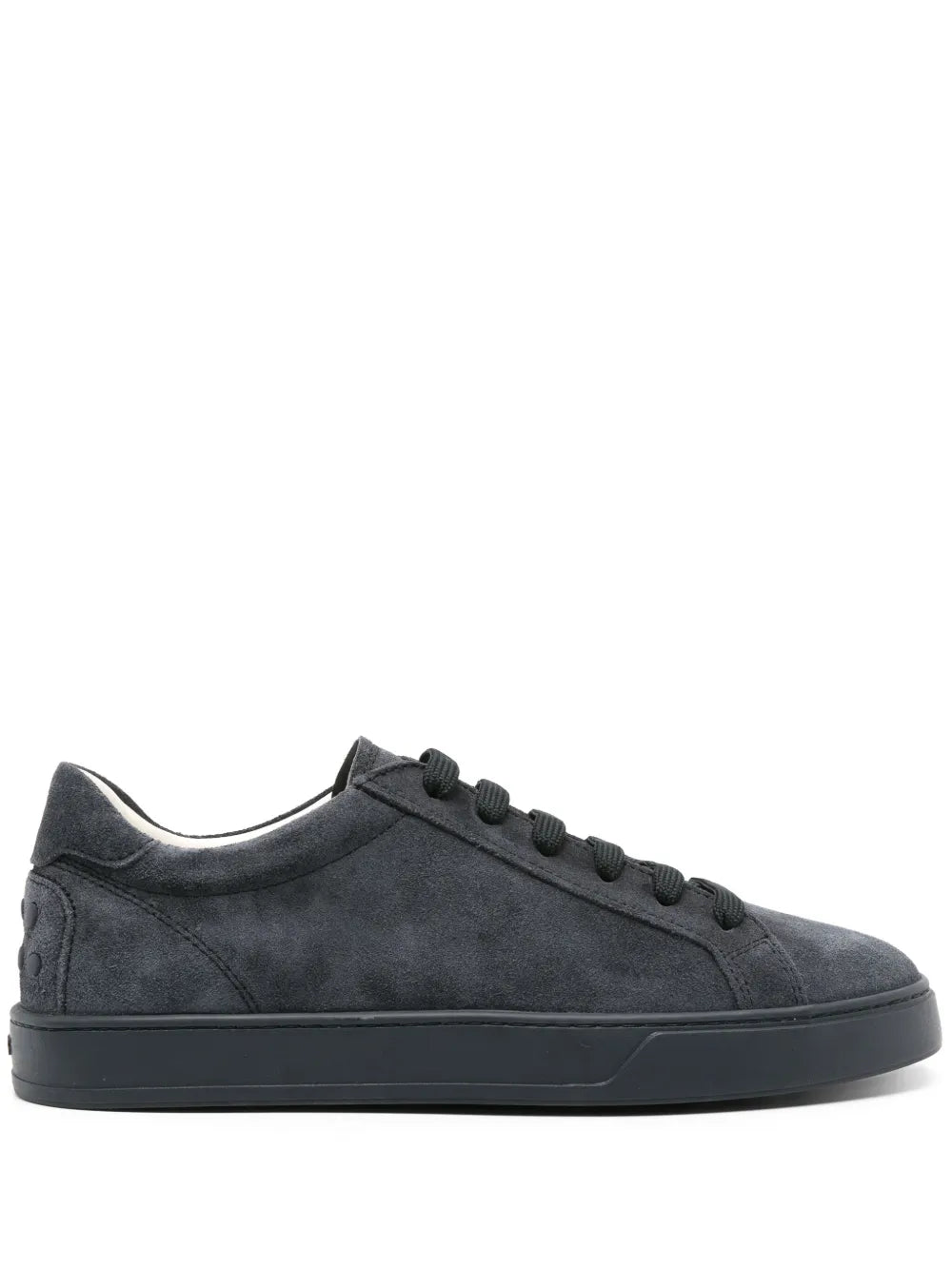 Logo-Embossed Suede