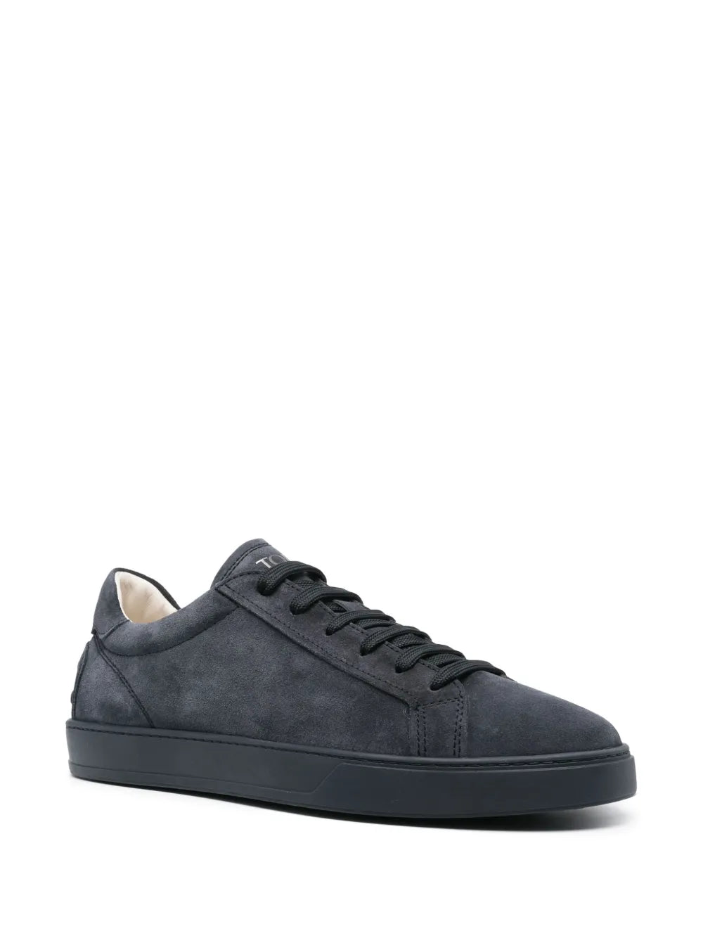 Logo-Print Suede