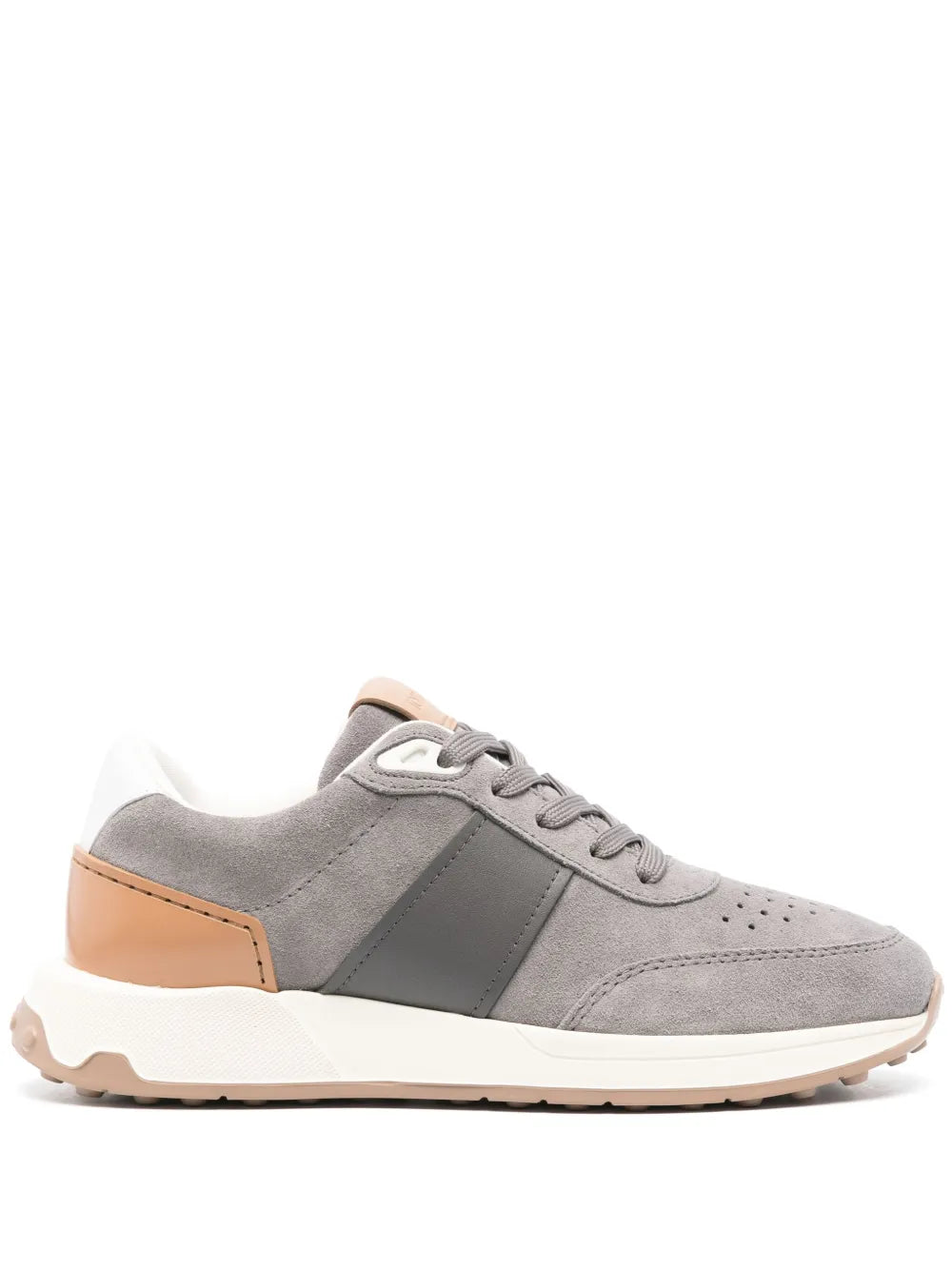 Leather-Trim Suede