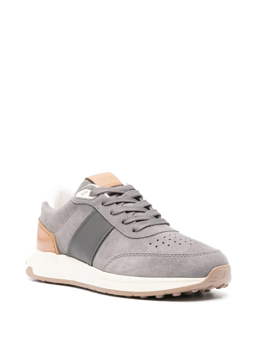 Leather-Trim Suede