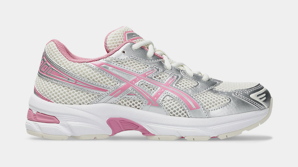 Exclusive Gel 1130 Grade School Running Shoes (Cream/Sweet Pink) — 3.5Y — Front View
