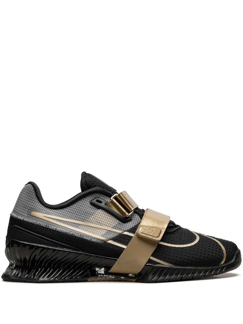 Romaleos 4 Black/Metallic Gold Weightlifting Shoes