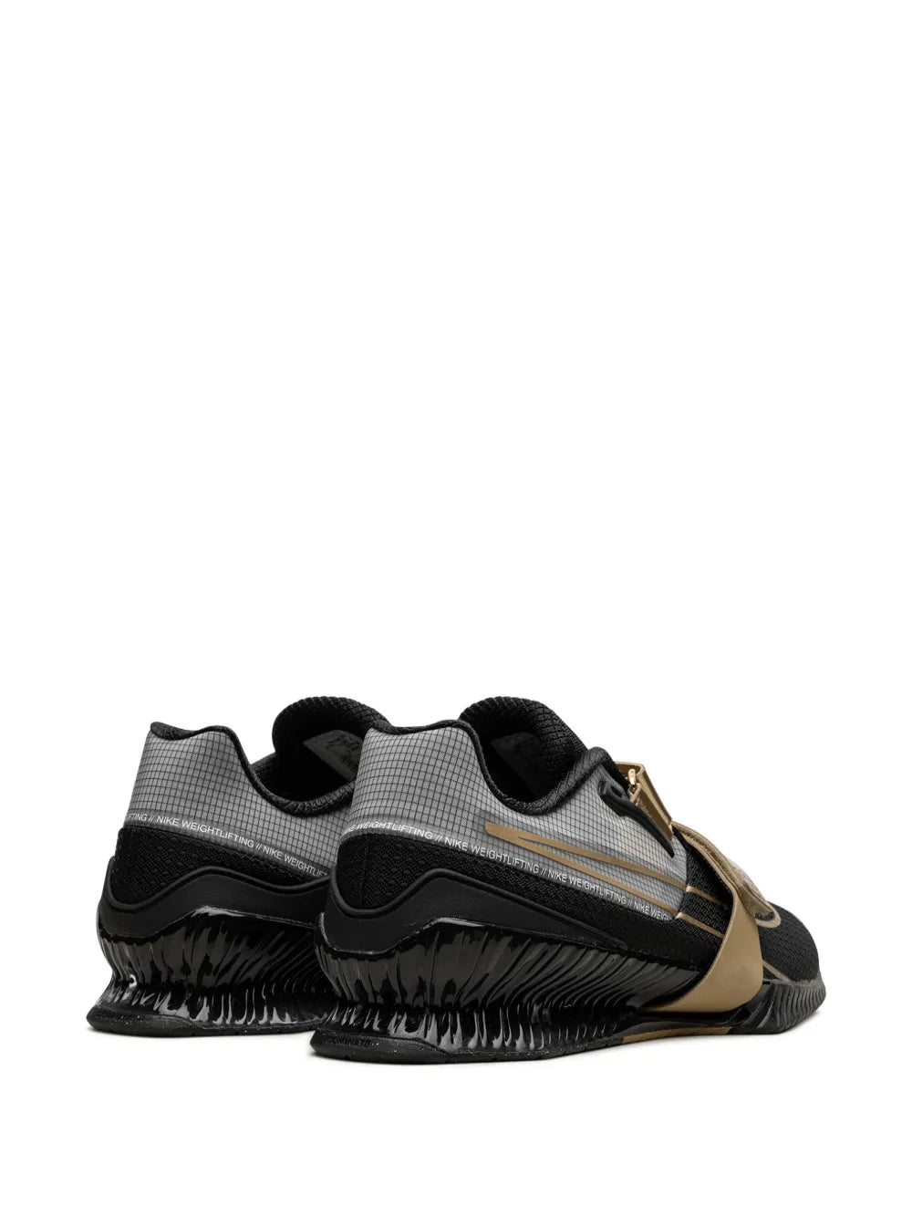 Romaleos 4 Black/Metallic Gold Weightlifting Shoes