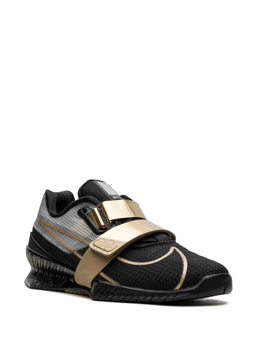 Romaleos 4 Black/Metallic Gold Weightlifting Shoes