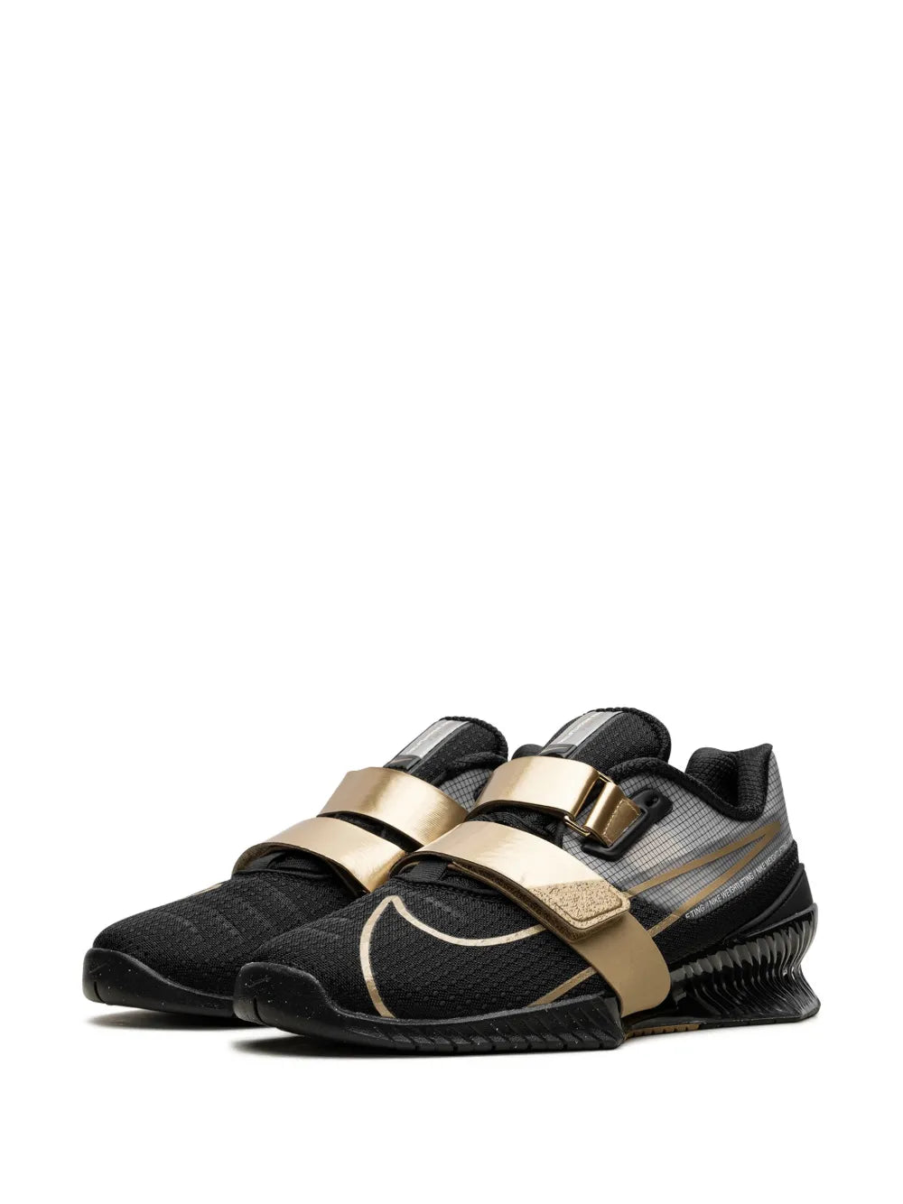 Romaleos 4 Black/Metallic Gold Weightlifting Shoes