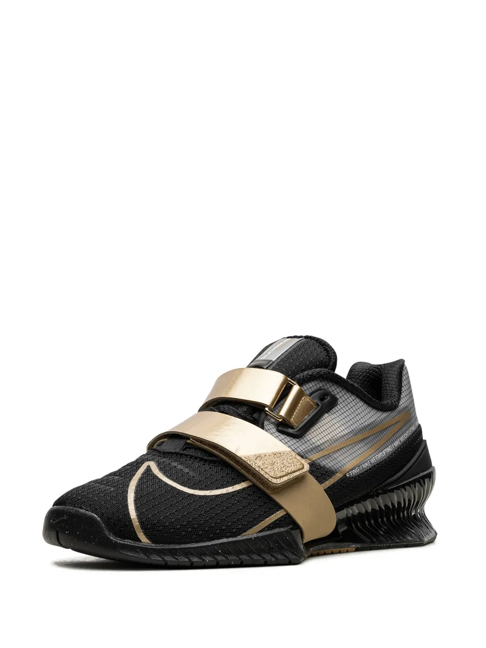 Romaleos 4 Black/Metallic Gold Weightlifting Shoes