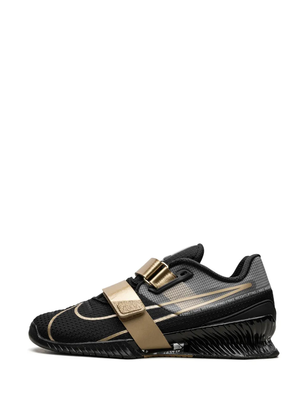 Romaleos 4 Black/Metallic Gold Weightlifting Shoes