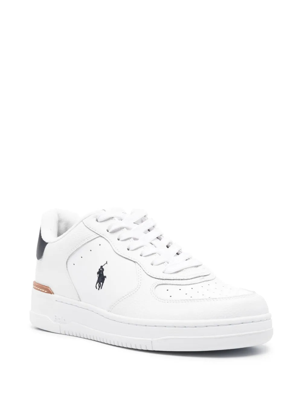 Polo Pony-Embroidered  Leather