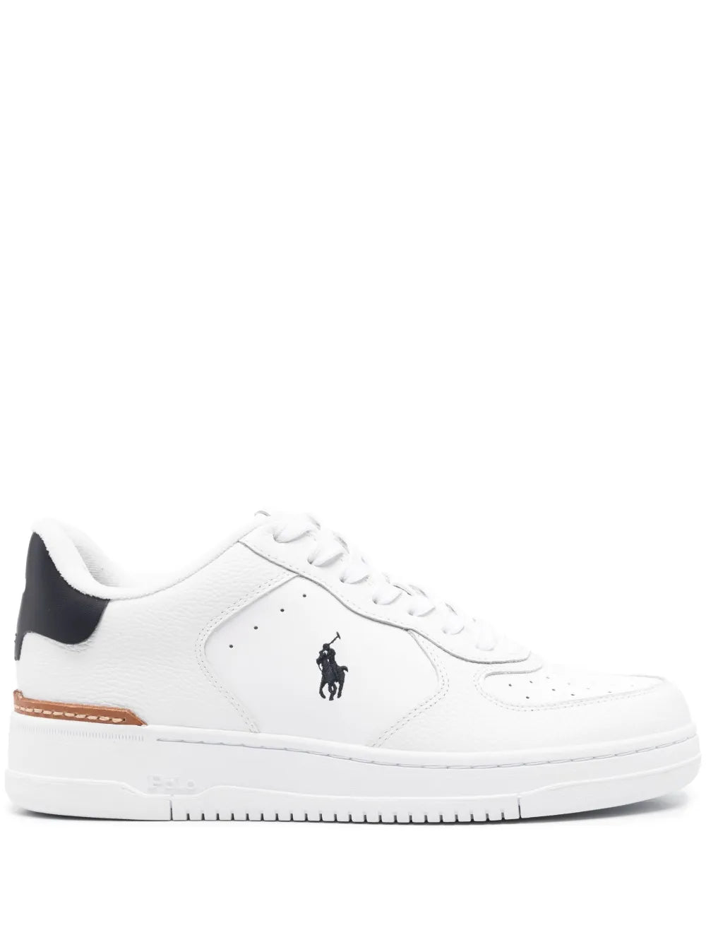 Polo Pony-Embroidered  Leather