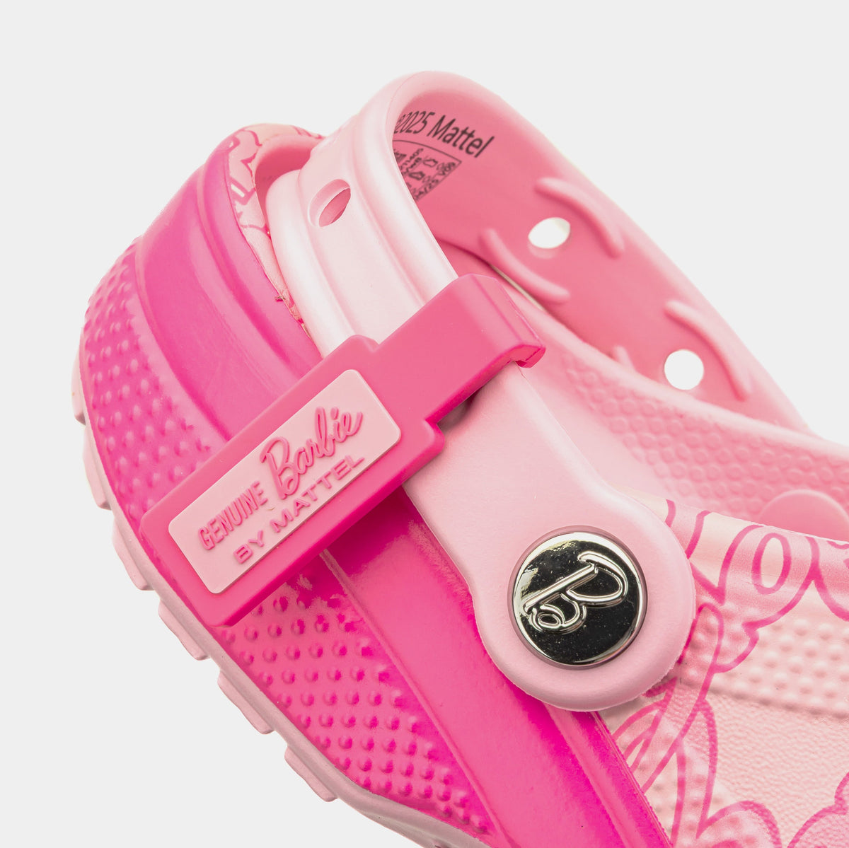 Exclusive Mattel Barbie Classic Clog Womens Sandals (Pink/Pink) — 4 — Alternate View 7