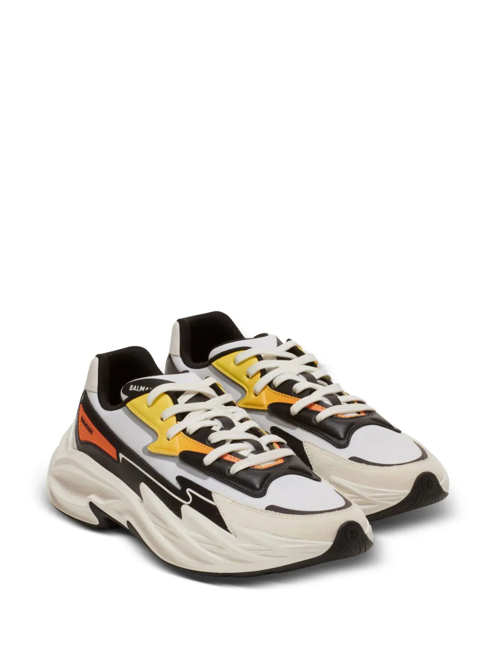 Run-Row Embossed-Logo Trainers