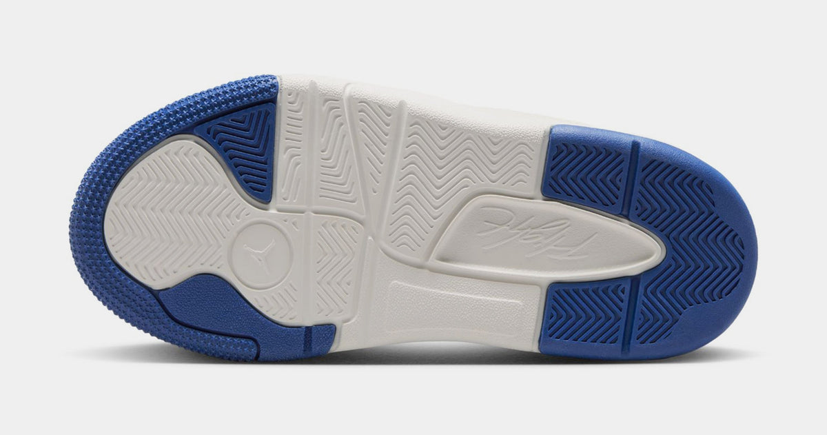 Exclusive Flight Court Preschool Basketball Shoes (Phantom/Chile Red/Deep Royal Blue) — 10.5C — Top View