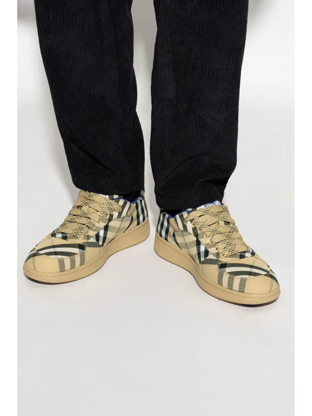 Tartan Pattern Trainers