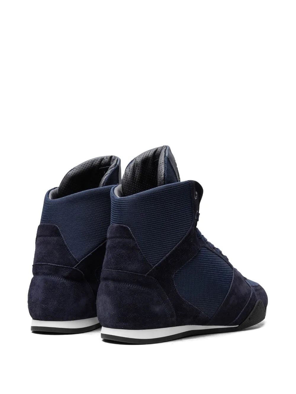 High Top Greek Key Navy