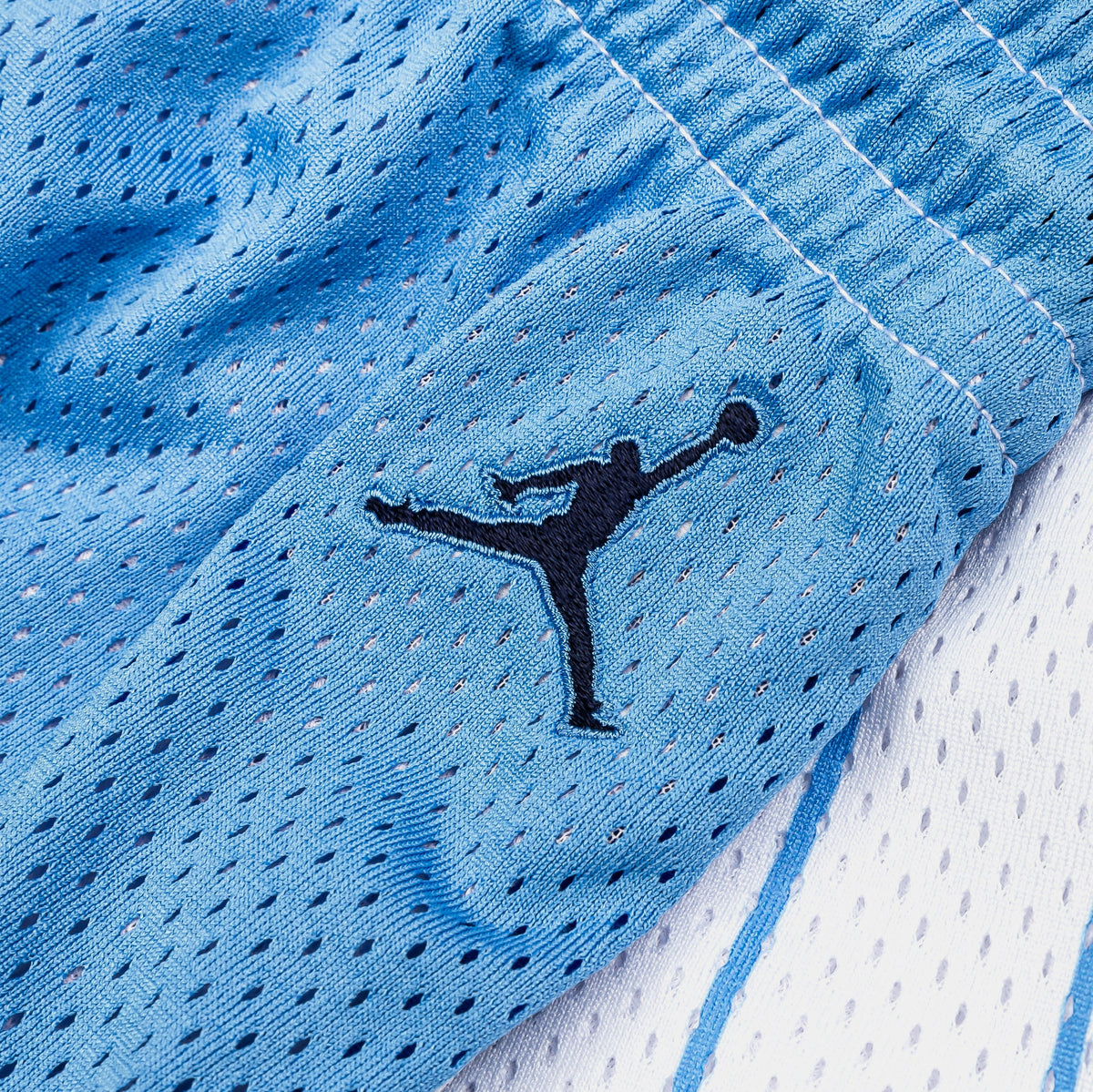 Exclusive Play Off Game Grade School Shorts (University Blue/White) — S — Top View