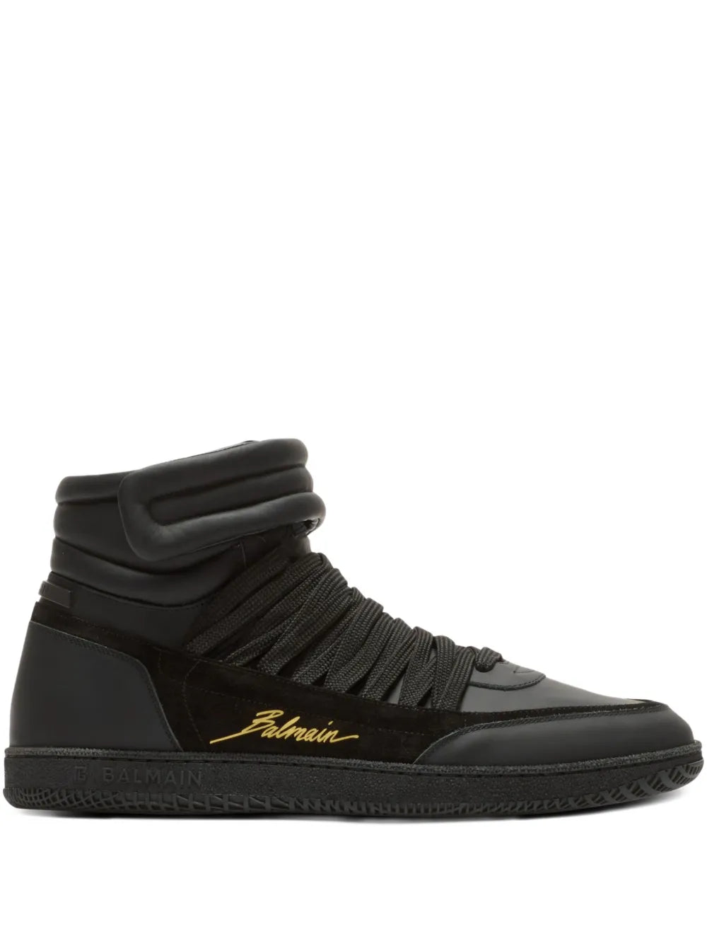 Leather-Panelled Trainers