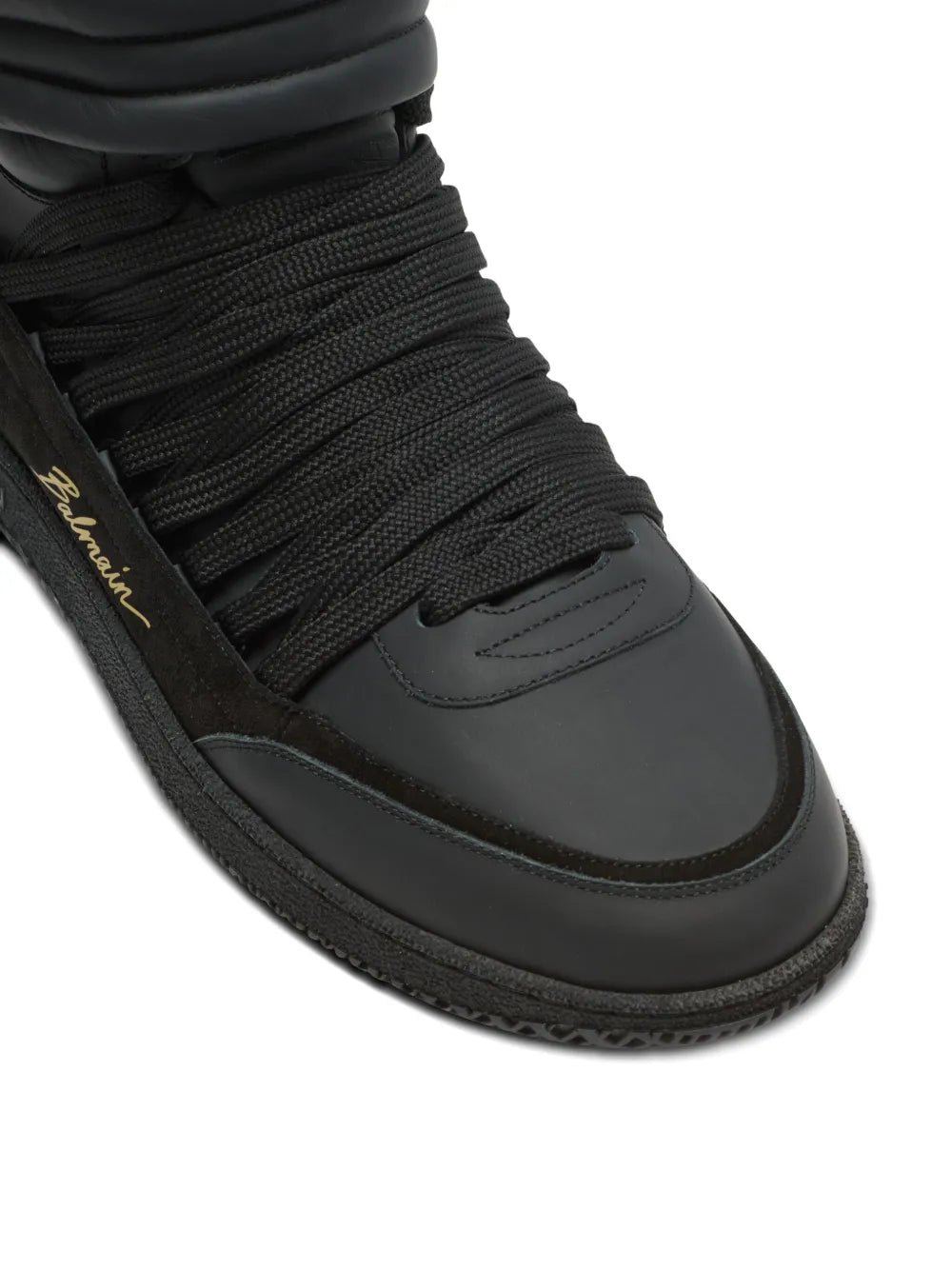 Leather-Panelled Trainers