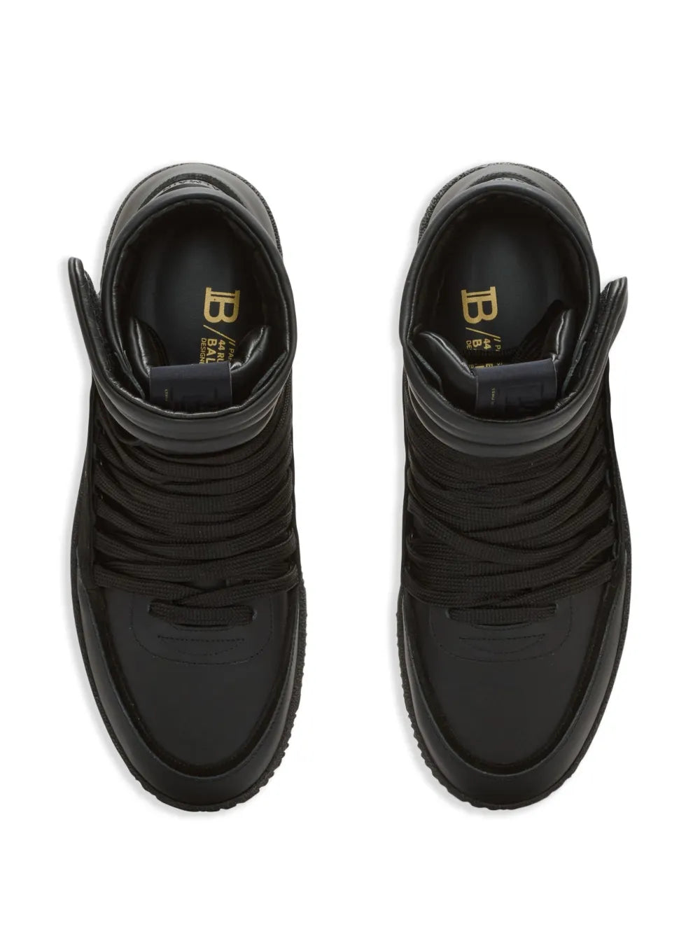 Leather-Panelled Trainers
