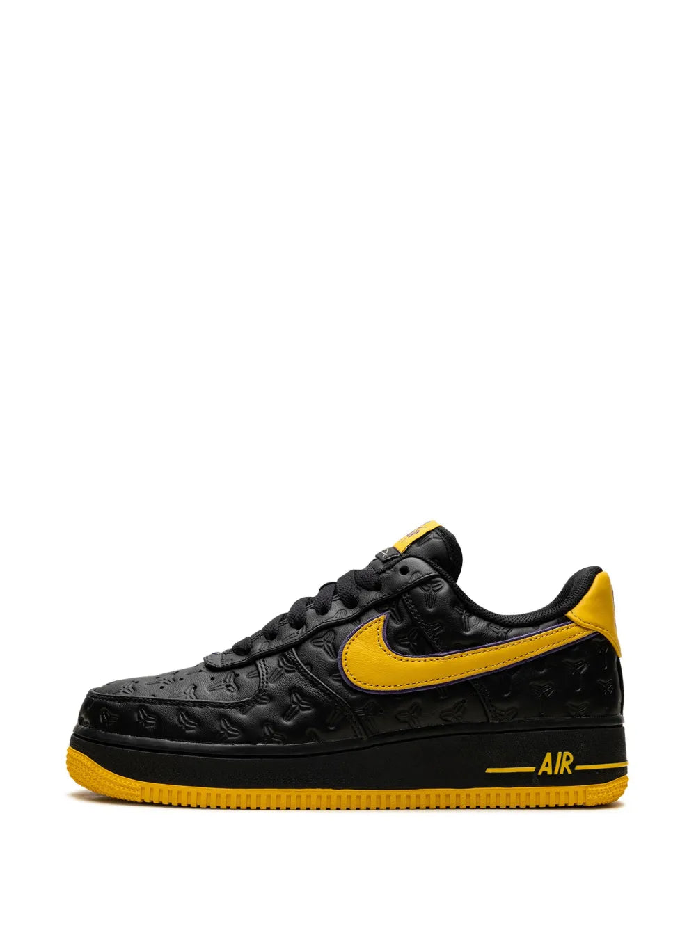 Kobe Bryant Air Force 1 Lakers Away - Black/Varsity Maize/Varsity Purple