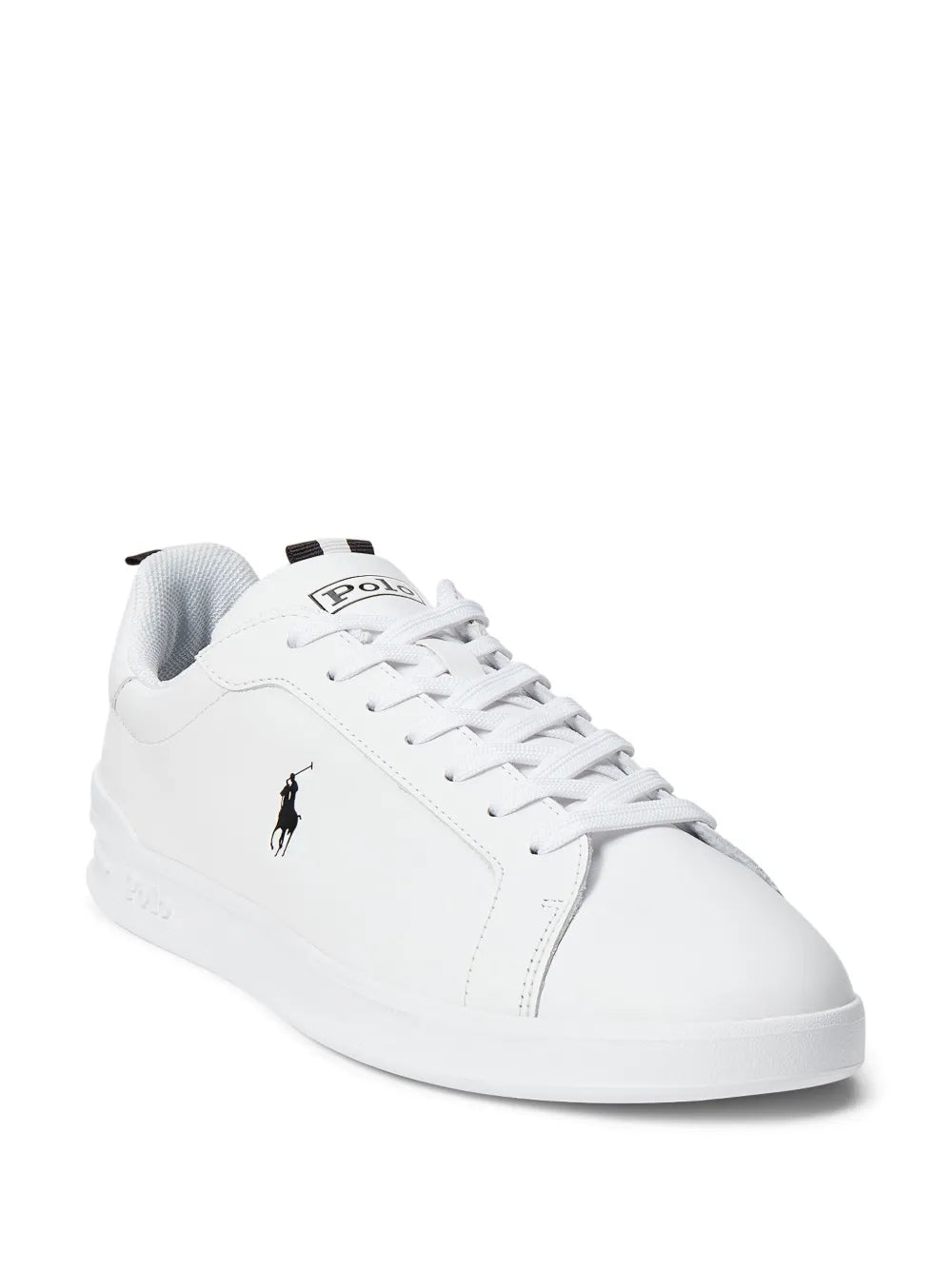 Logo-Print Leather