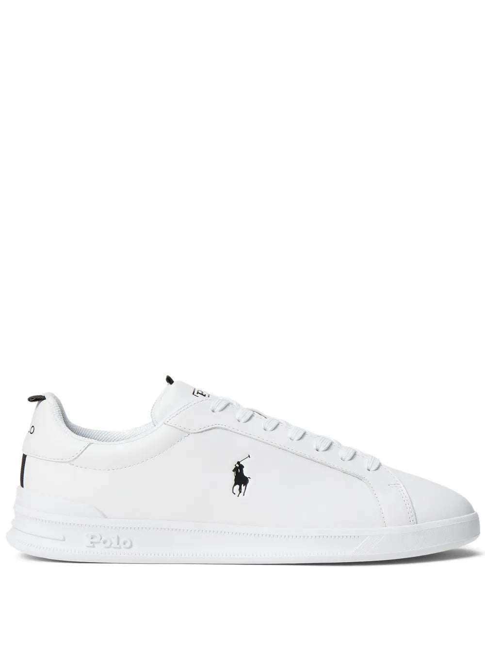 Logo-Print Leather