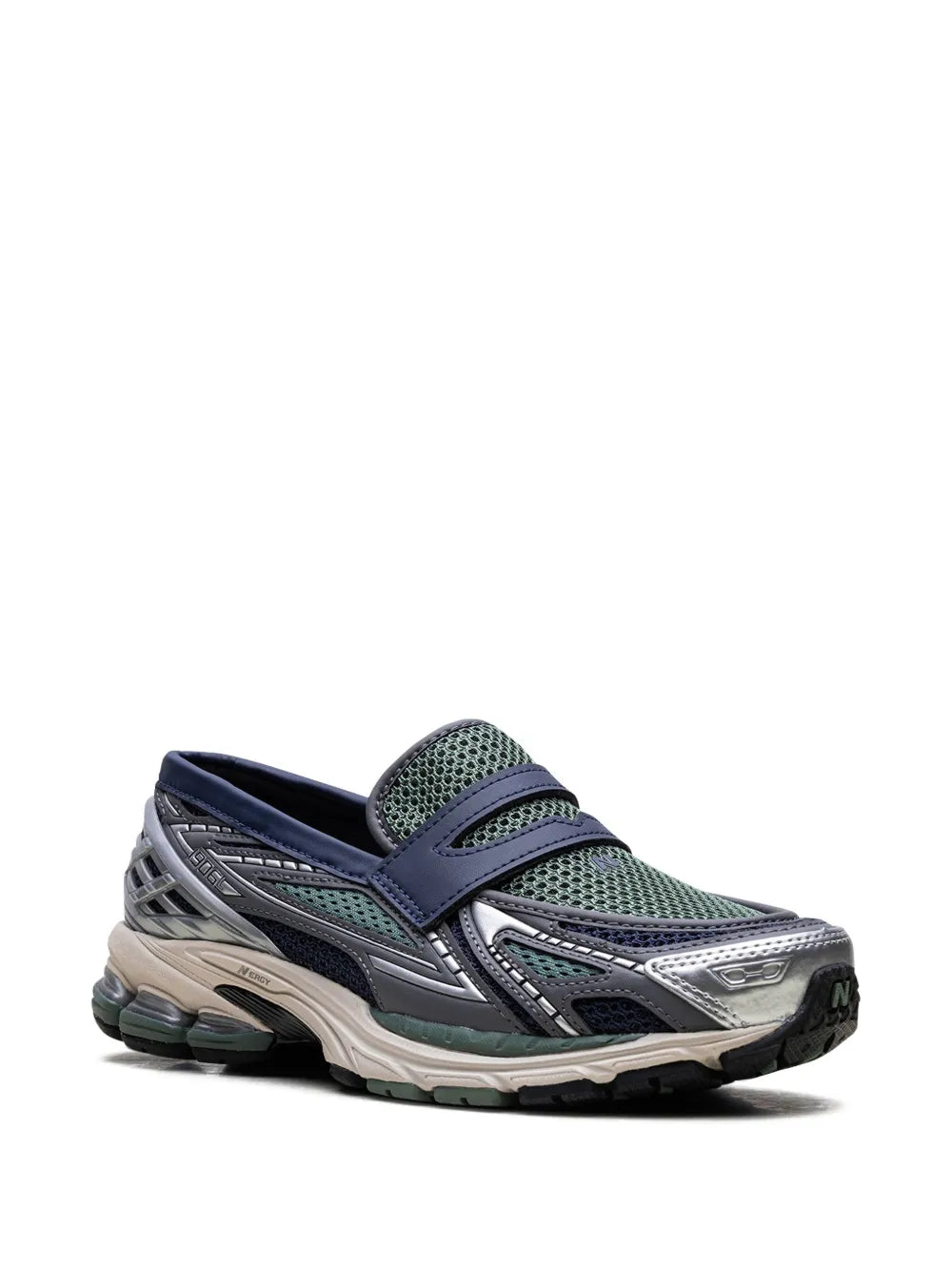 1906L Silver Metallic/Navy/Dark Juniper Loafers