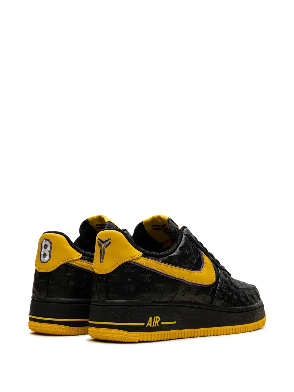 Kobe Bryant Air Force 1 Low Lakers Away - Black/Varsity Maize/Varsity Purple