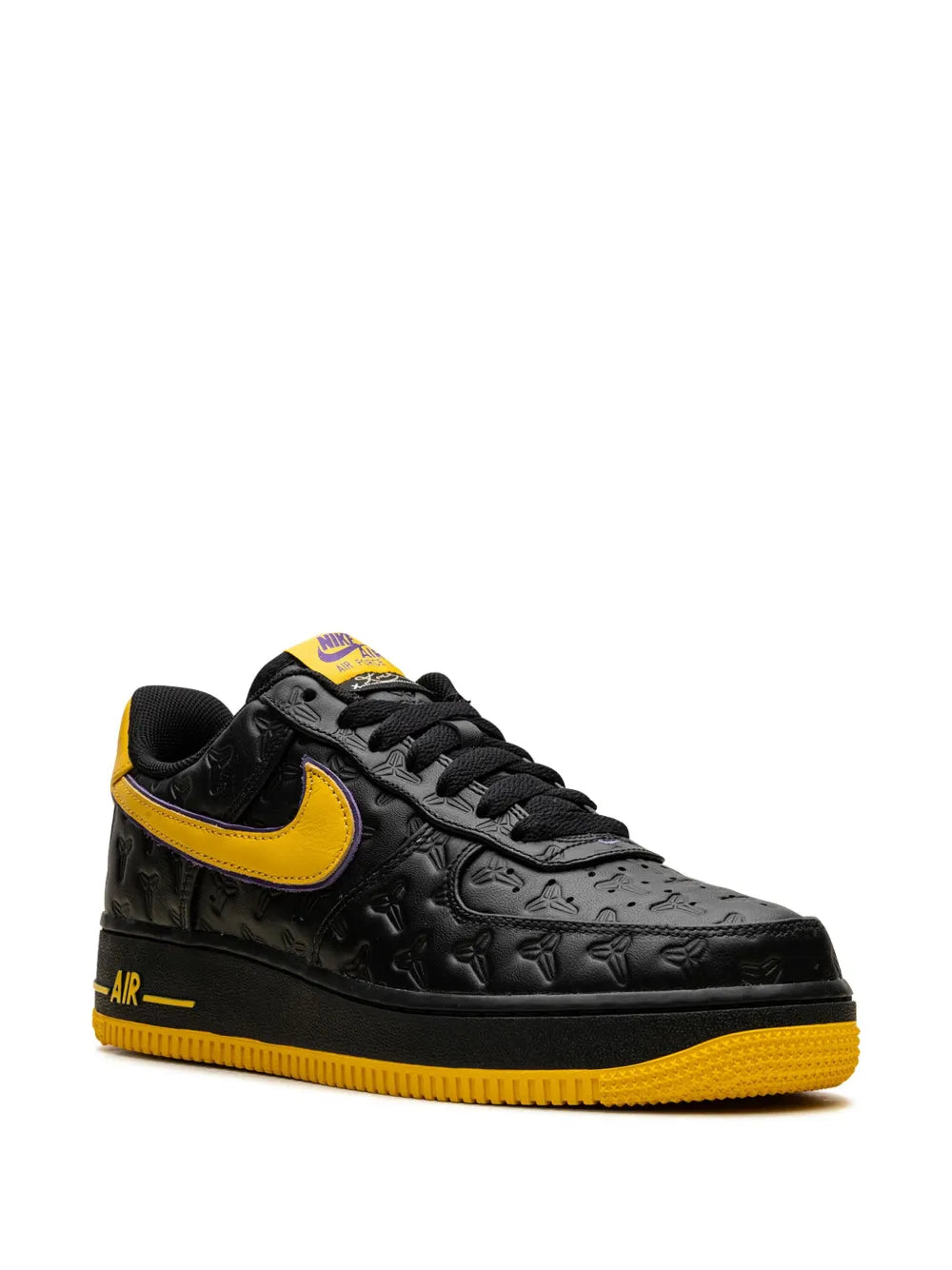 Kobe Bryant Air Force 1 Low Lakers Away - Black/Varsity Maize/Varsity Purple