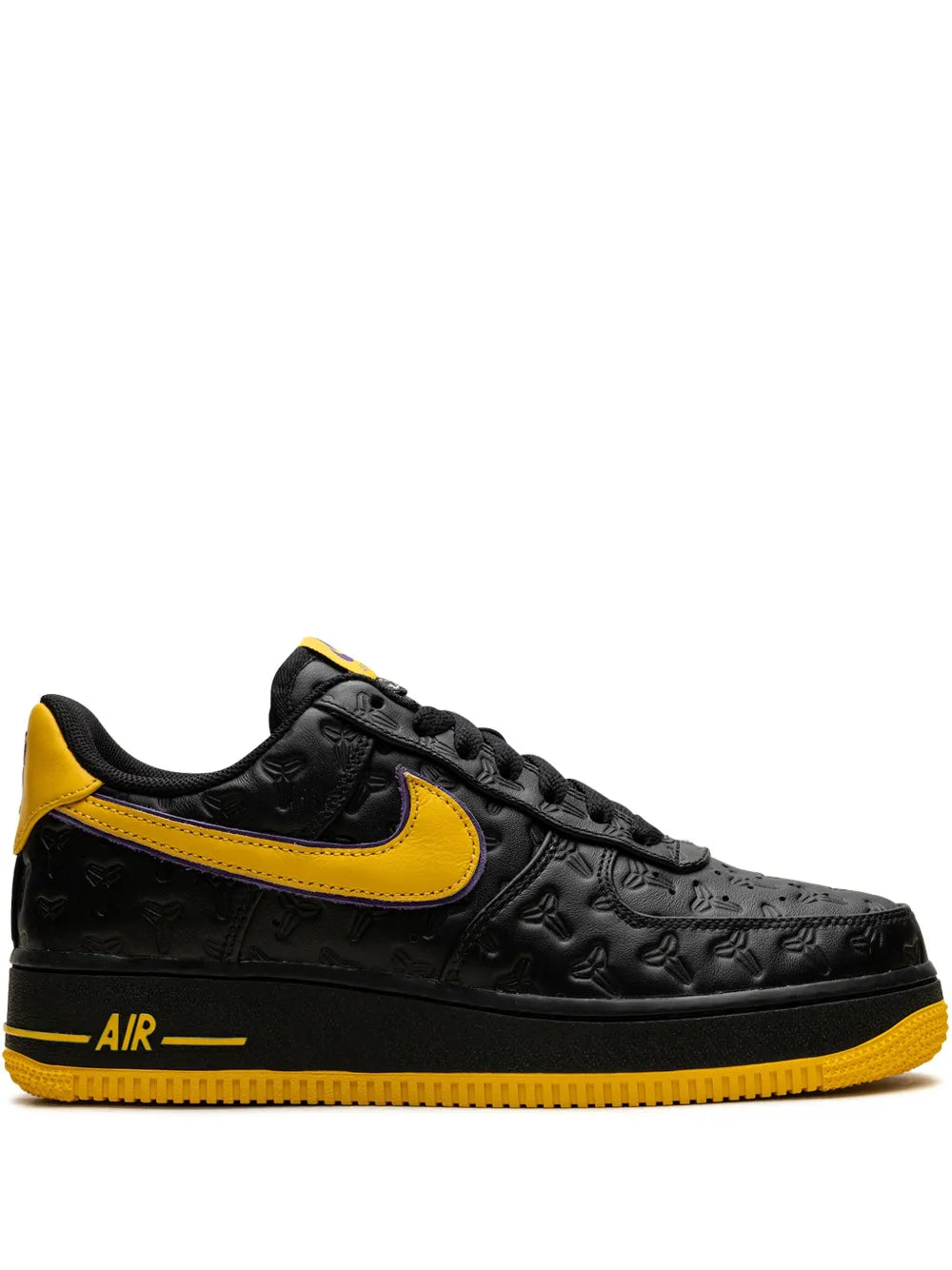 Kobe Bryant Air Force 1 Low Lakers Away - Black/Varsity Maize/Varsity Purple