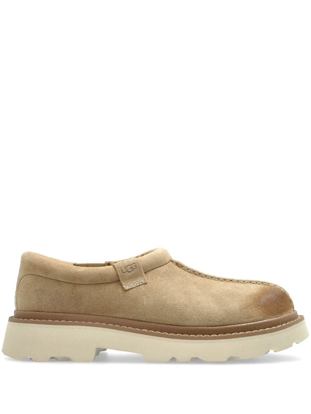 M Tasman Lug Mules - - Leather - Beige