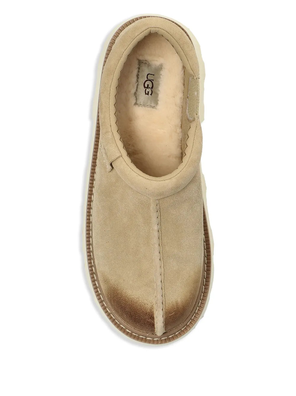 M Tasman Lug Mules - - Leather - Beige