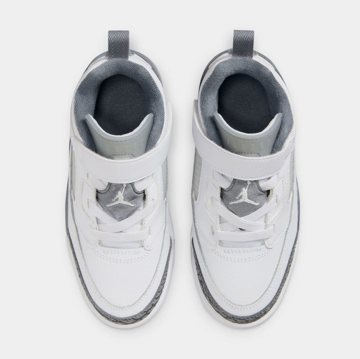 Exclusive Spizike Low Preschool Lifestyle Shoes (White/Anthracite/Wolf Grey/Cool Grey) — 10.5C — Top View