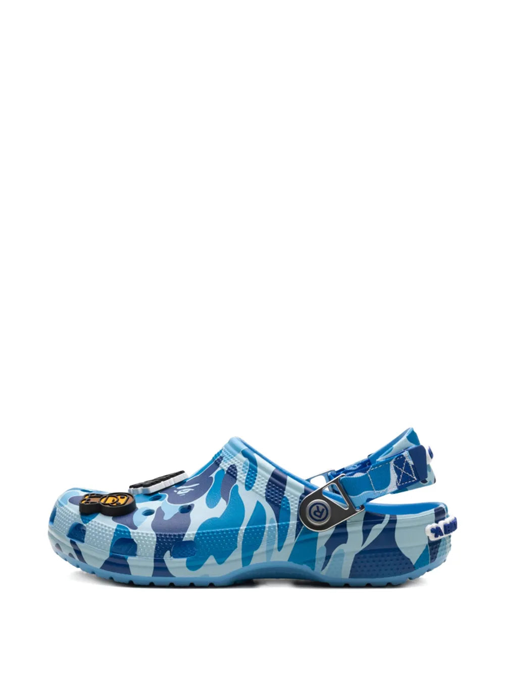 X A Bathing Ape Clog Blue Camo