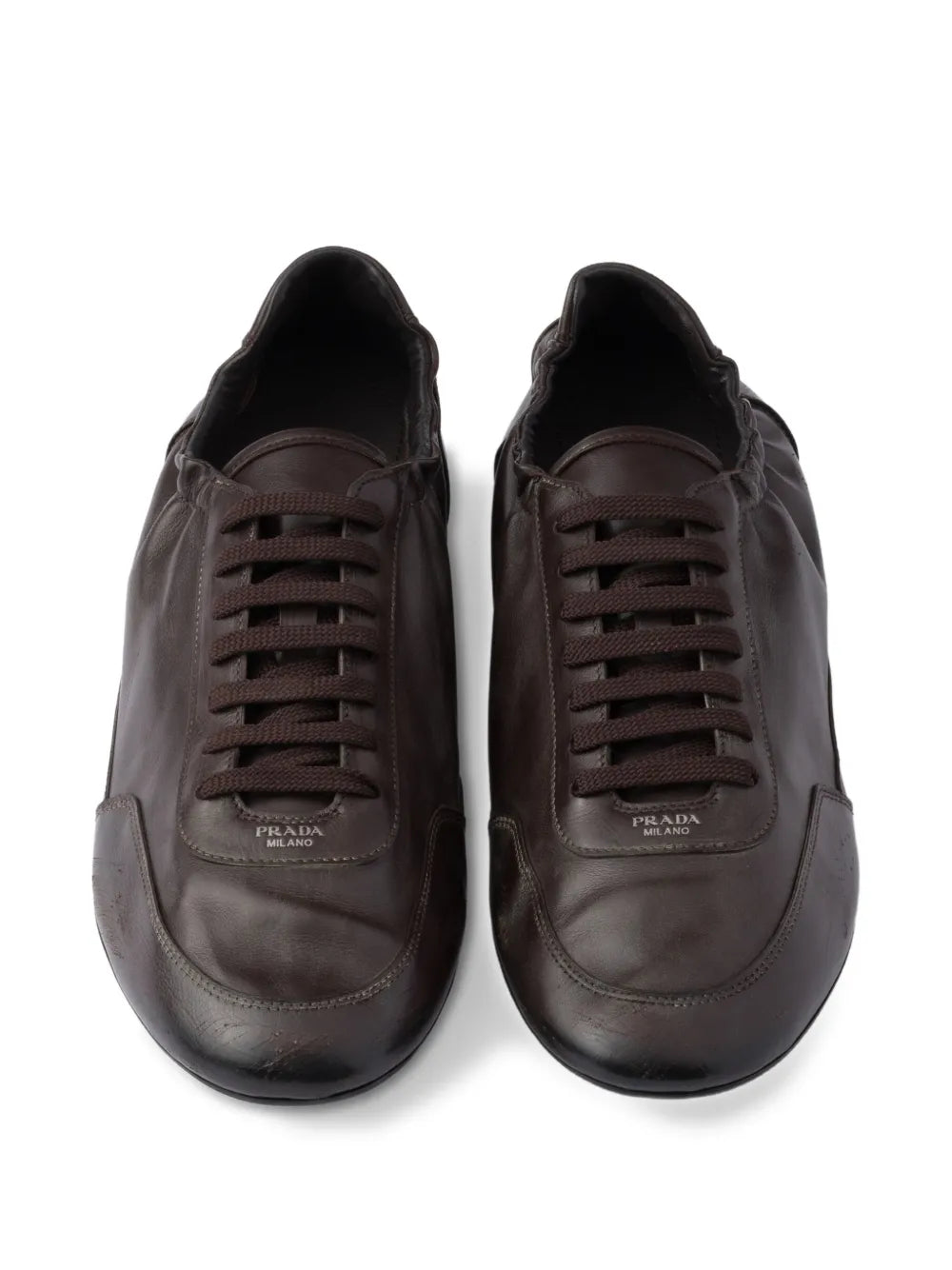 Collapse Leather Lace-Up