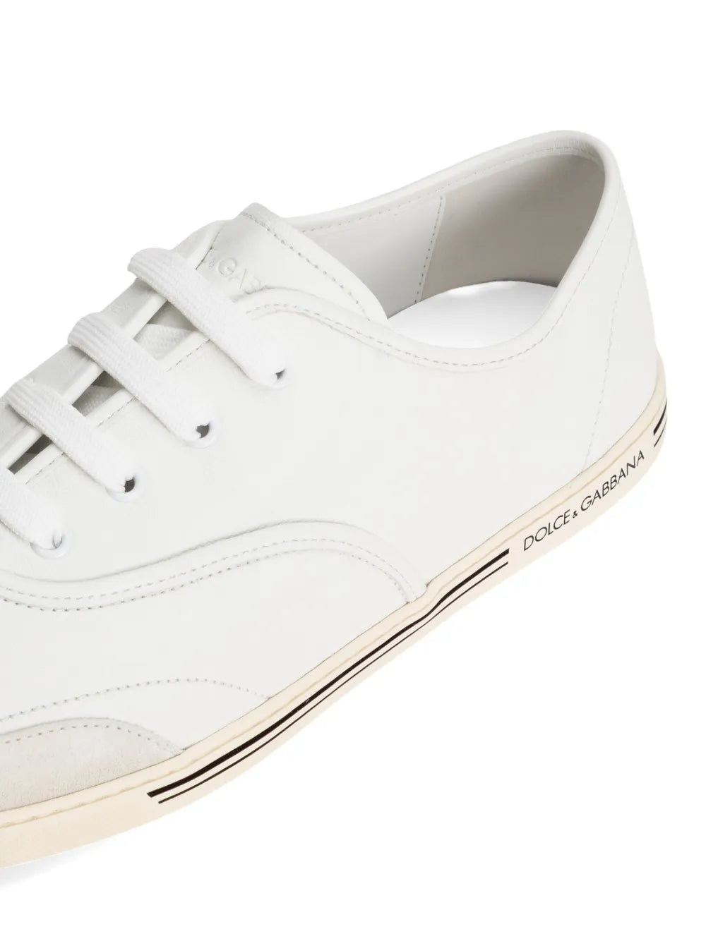 Lace-Up Leather Trainers
