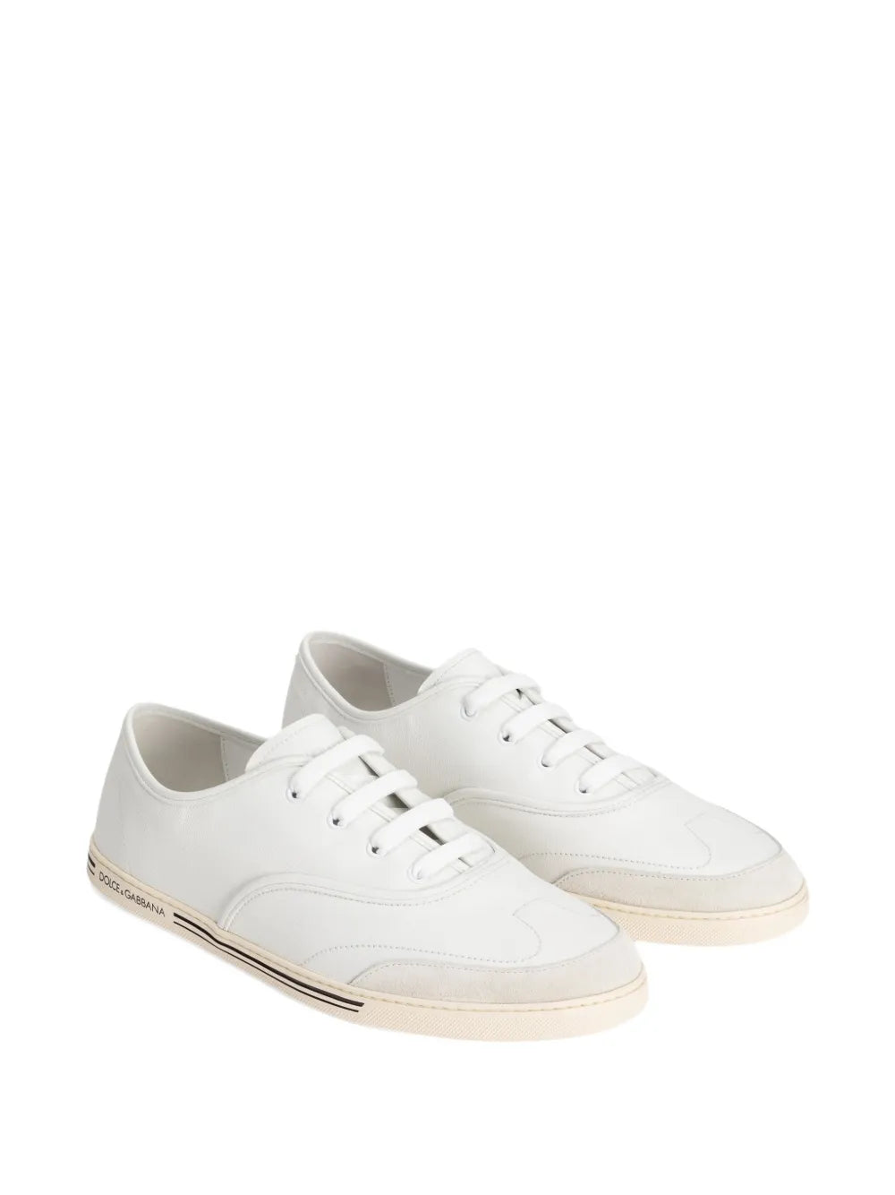 Lace-Up Leather Trainers