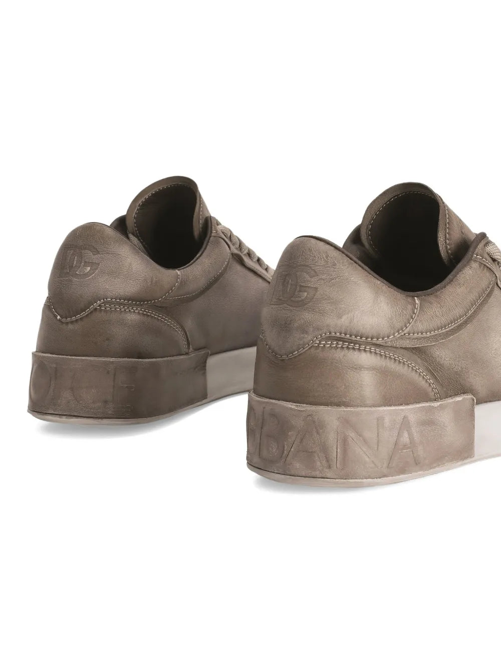 Portofino Leather Lace-Up Trainers