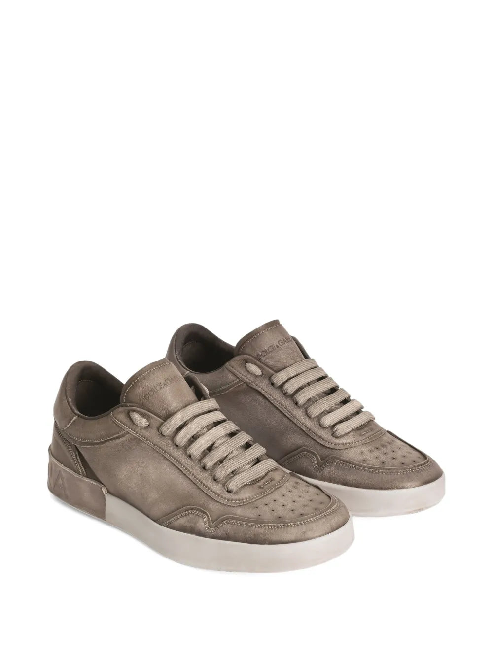 Portofino Leather Lace-Up Trainers