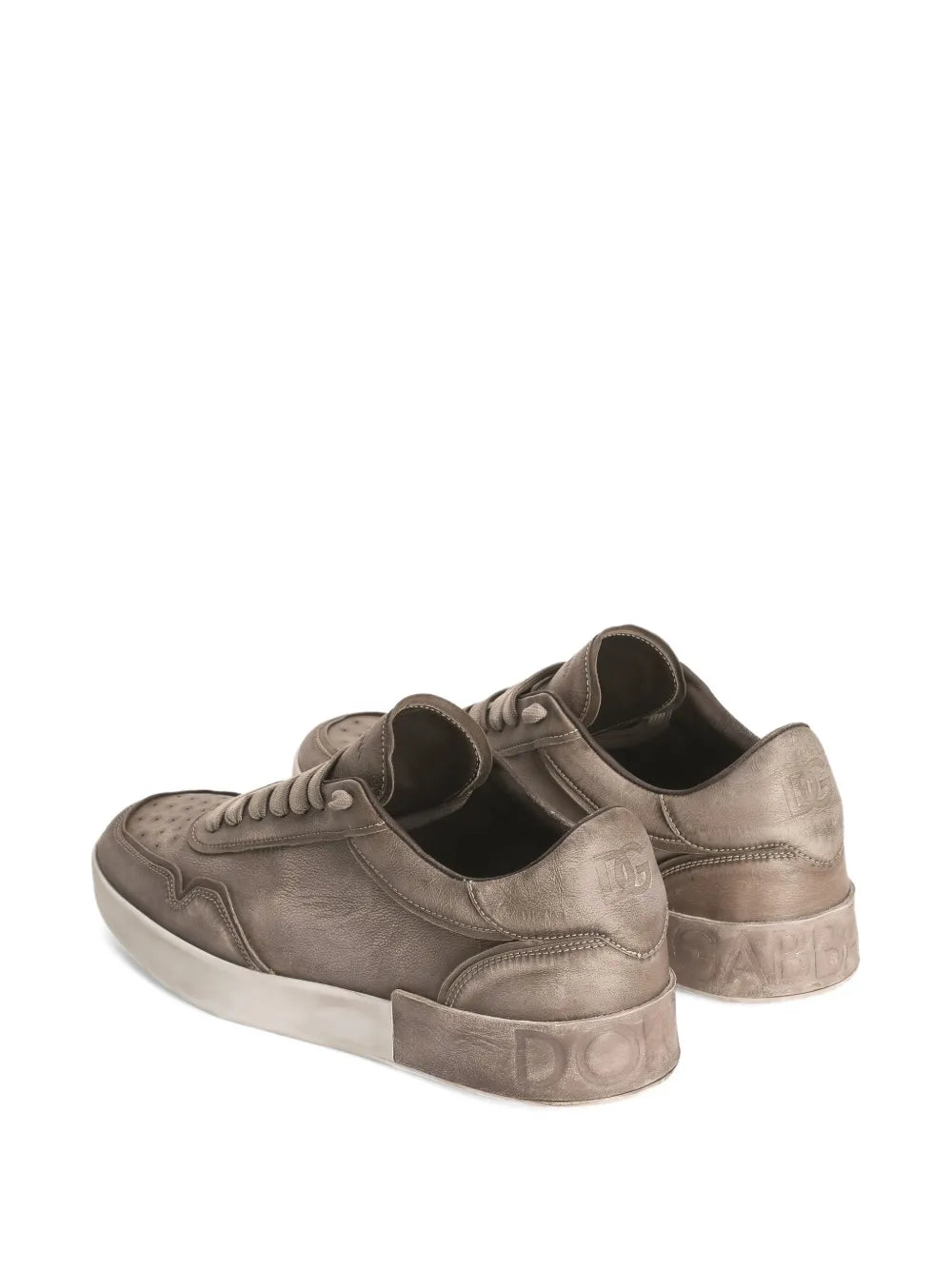 Portofino Leather Lace-Up Trainers