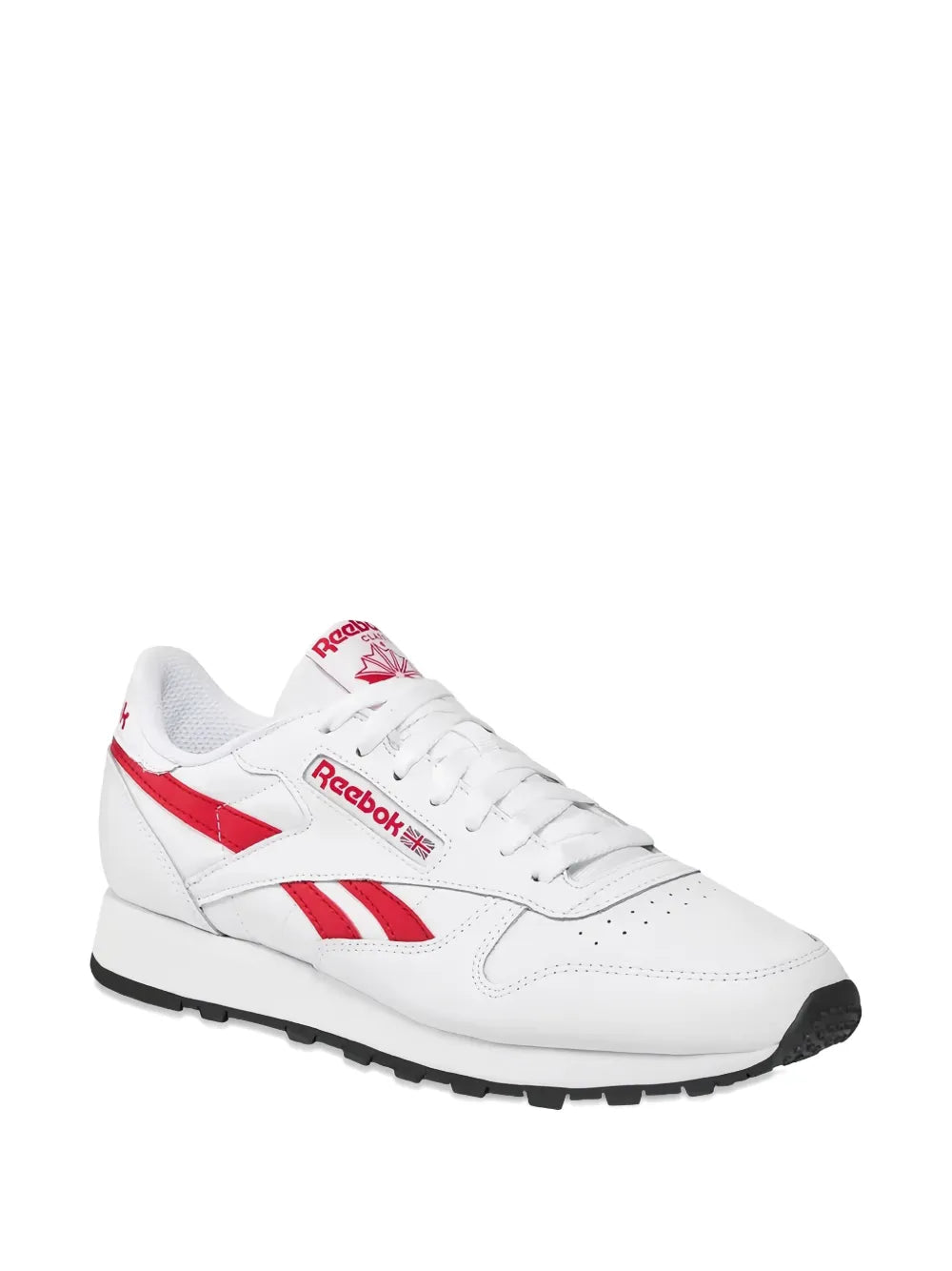 Classic Leather White Vector Red