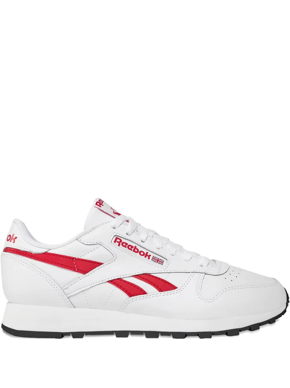 Classic Leather White Vector Red
