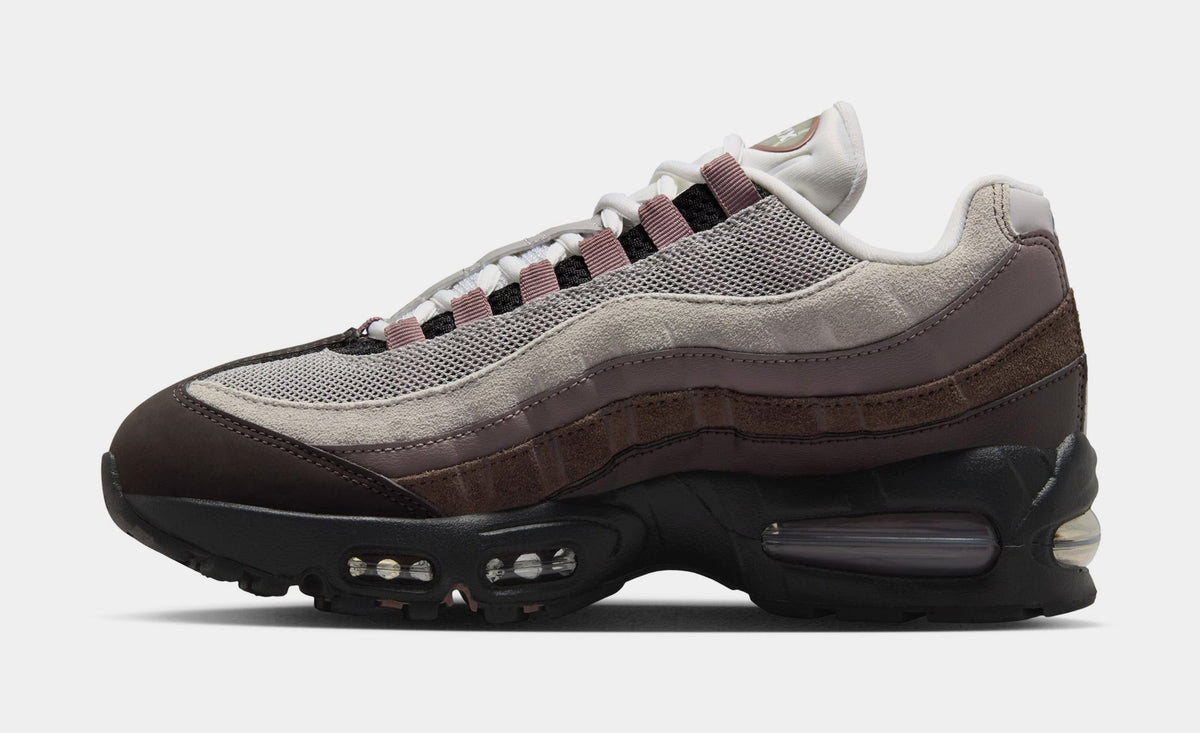 Exclusive Air Max 95 OG Womens Running Shoes (Brown/Pearl Grey/Baroque Brown/Orewood Brown/Smokey Mauve) — 5 — Back View