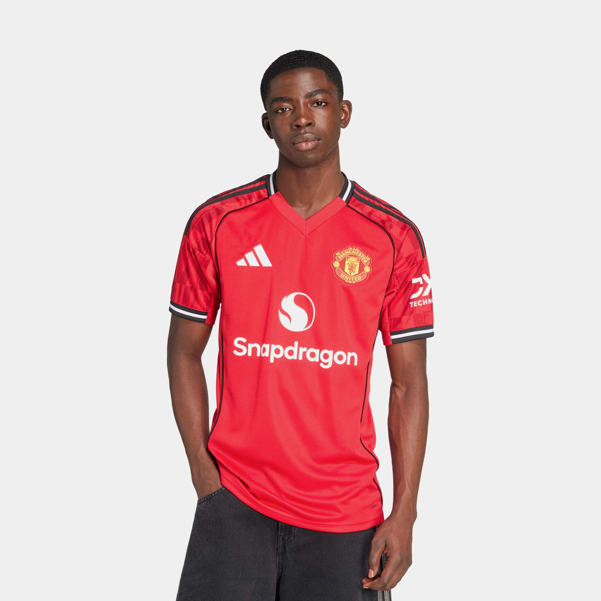 Exclusive Manchester United 25/26 Home Mens Jersey (Red) — S — Front View