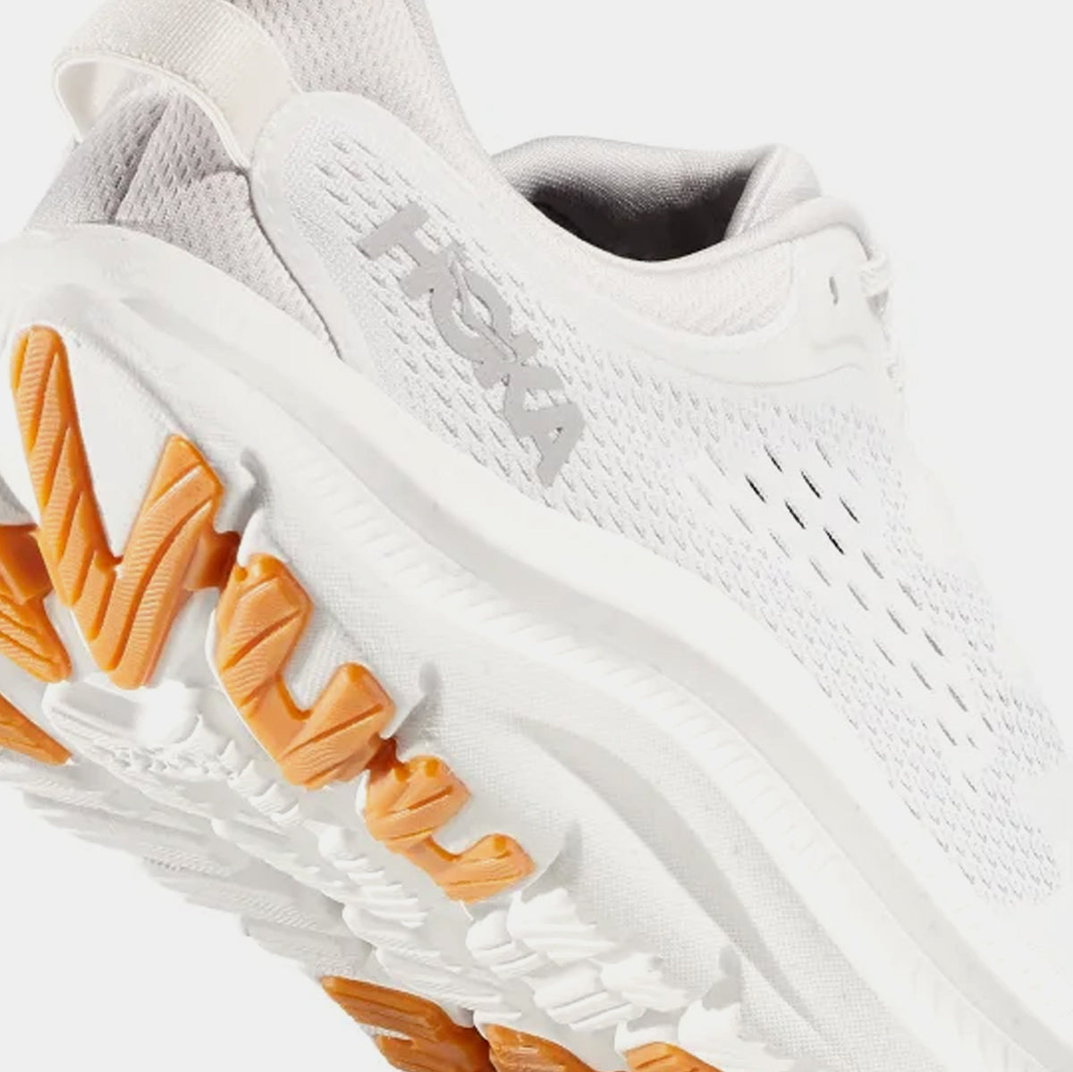 Exclusive Kawana 2 Womens Running Shoes (White/Nimbus Cloud) — 5 — Back View