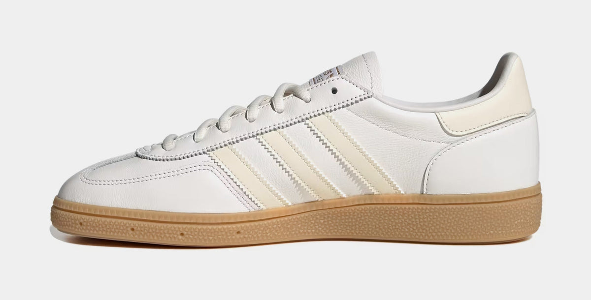 Exclusive Handball Spezial Mens Lifestyle Shoes (Core White/Wonder White/Gum) — 4 — Back View