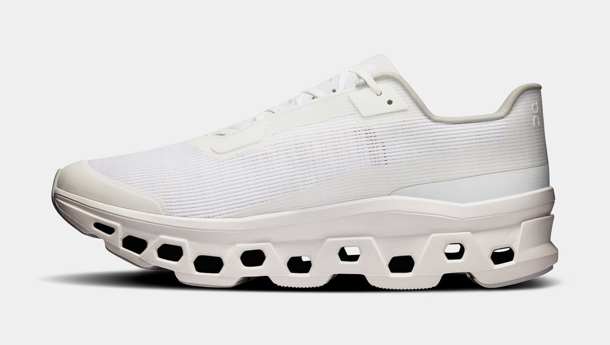 Exclusive Cloudmonster Void Mens Running Shoes (White) — 7 — Back View
