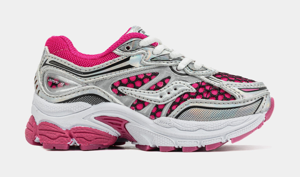 Exclusive Omni 9 Infant Toddler Lifestyle Shoes (Pink/White) — 4C — Front View