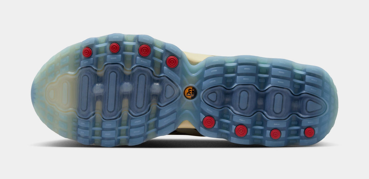Exclusive Air Max Dn8 Snakeskin Mens Running Shoes (Light Khaki/Denim Turquoise/Light Khaki) — 4 — Top View